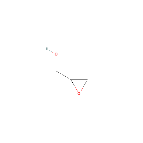 Glycidol (CAS: 556-52-5) - Chemical Structure and Molecular Formula 