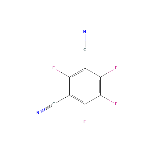 2,4,5,6-Tetrafluoroisophthalonitrile (CAS: 2377-81-3) - Chemical Structure and Molecular Formula 