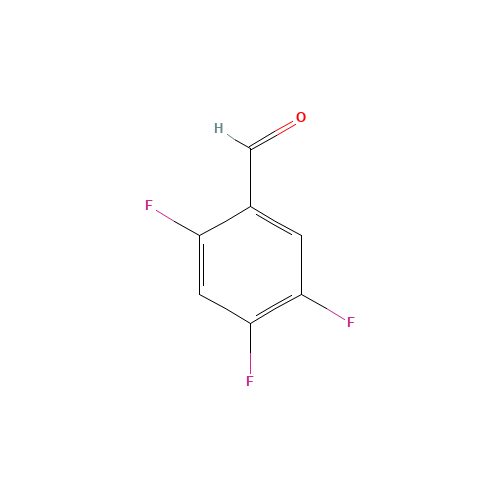 2,4,5-Trifluorobenzaldehyde (CAS: 165047-24-5) - Chemical Structure and Molecular Formula 