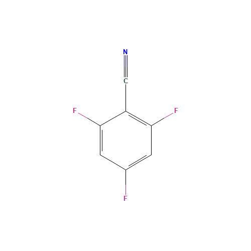 2,4,6-Trifluorobenzonitrile (CAS: 96606-37-0) - Chemical Structure and Molecular Formula 