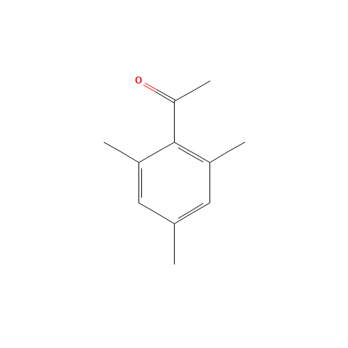 2',4',6'-TRIMETHYLACETOPHENONE (CAS: 1667-01-2) - Chemical Structure and Molecular Formula 