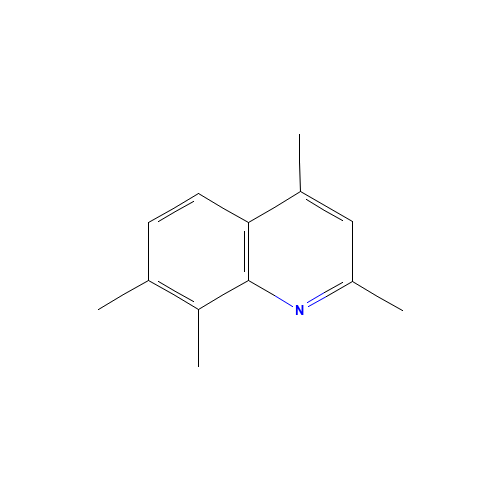 2,4,7,8-TETRAMETHYLQUINOLINE (CAS: 102872-15-1) - Chemical Structure and Molecular Formula 