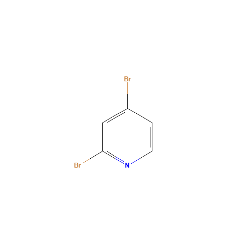 2,4-Dibromopyridine (CAS: 58530-53-3) - Chemical Structure and Molecular Formula 