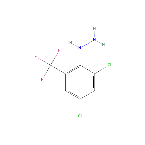2,4-DICHLORO-6-(TRIFLUOROMETHYL)PHENYLHYDRAZINE (CAS: 107047-29-0) - Related Chemical Product