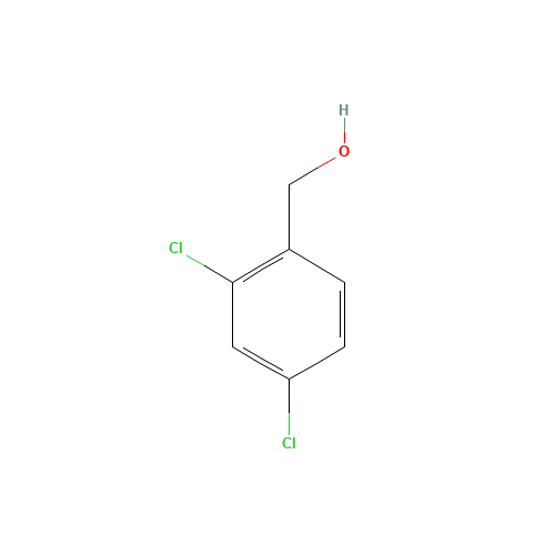 2,4-Dichlorobenzyl alcohol (CAS: 1777-82-8) - Chemical Structure and Molecular Formula 