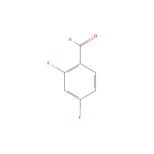 2,4-Difluorobenzaldehyde (CAS: 1550-35-2) - Chemical Structure and Molecular Formula 