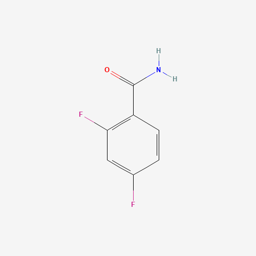 2,4-DIFLUOROBENZAMIDE (CAS: 85118-02-1) - Chemical Structure and Molecular Formula 