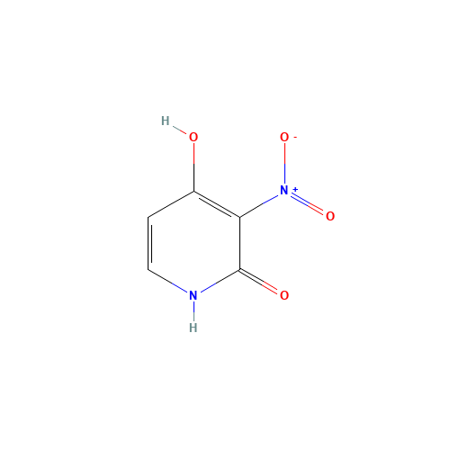 2,4-Dihydroxy-3-nitropyridine (CAS: 89282-12-2) - Chemical Structure and Molecular Formula 
