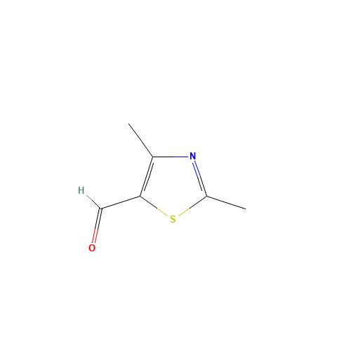 2,4-DIMETHYL-1,3-THIAZOLE-5-CARBALDEHYDE (CAS: 95453-54-6) - Chemical Structure and Molecular Formula 
