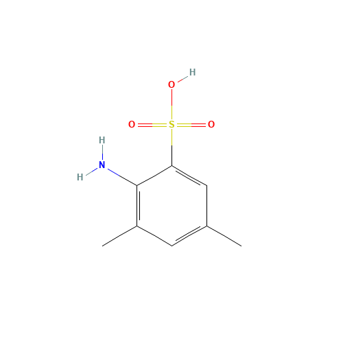 2,4-Dimethylaniline-6-sulfonic acid (CAS: 88-22-2) - Chemical Structure and Molecular Formula 