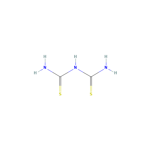 Dithiobiuret (CAS: 541-53-7) - Chemical Structure and Molecular Formula 