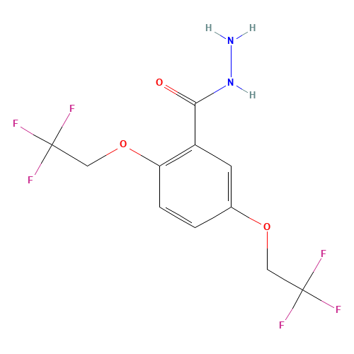 2,5-BIS(2,2,2-TRIFLUOROETHOXY)BENZOIC ACID HYDRAZIDE (CAS: 50778-75-1) - Related Chemical Product