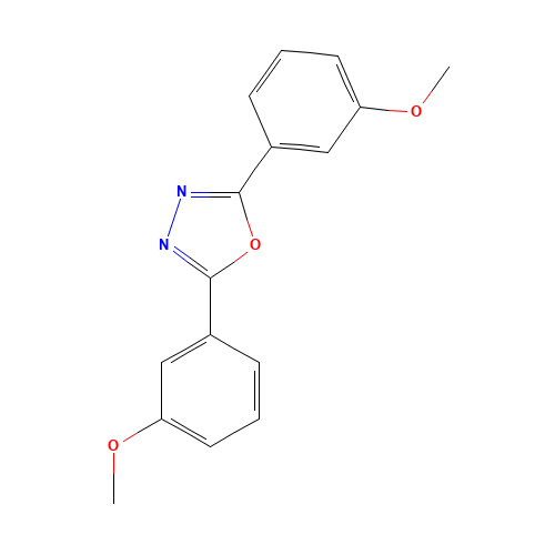 2,5-BIS(3-METHOXYPHENYL)-1,3,4-OXADIAZOLE (CAS: 19748-58-4) - Related Chemical Product