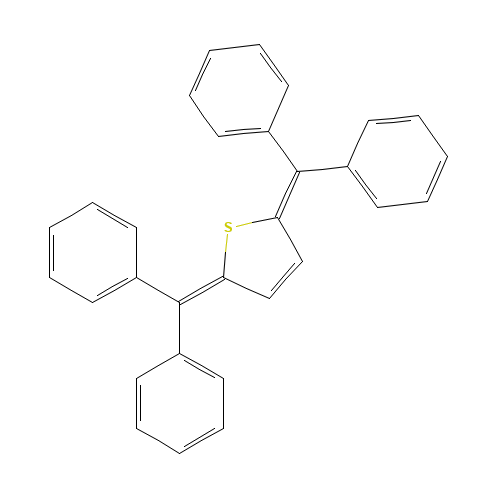 2,5-Bis(diphenylmethylene)-2,5-dihydrothiophene (CAS: 136970-50-8) - Related Chemical Product