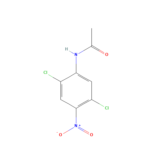 N-(2,5-dichloro-4-nitrophenyl)acetamide (CAS: 38411-17-5) - Chemical Structure and Molecular Formula 