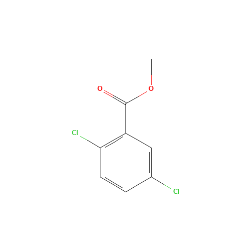 METHYL 2,5-DICHLOROBENZOATE (CAS: 2905-69-3) - Chemical Structure and Molecular Formula 