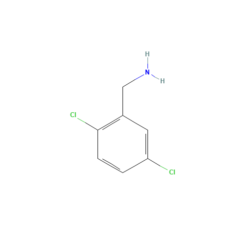 2,5-Dichlorobenzylamine (CAS: 10541-69-2) - Chemical Structure and Molecular Formula 