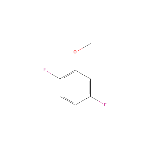 2,5-DIFLUOROANISOLE (CAS: 75626-17-4) - Chemical Structure and Molecular Formula 