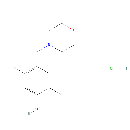 2,5-DIMETHYL-4-(MORPHOLINOMETHYL)PHENOL HYDROCHLORIDE (CAS: 33625-43-3) - Related Chemical Product