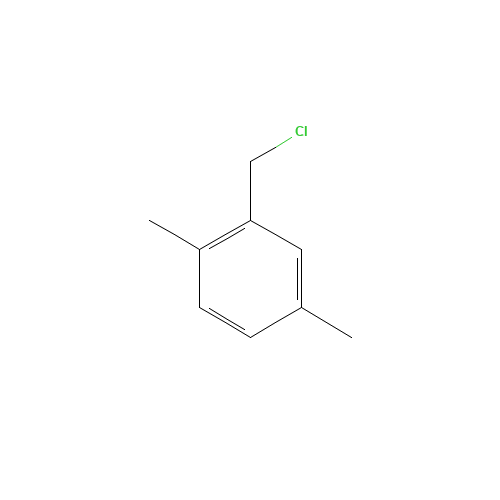 2,5-Dimethylbenzyl chloride (CAS: 824-45-3) - Chemical Structure and Molecular Formula 