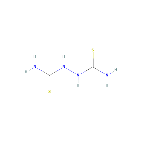 Hydrazodicarbothioamide (CAS: 142-46-1) - Chemical Structure and Molecular Formula 