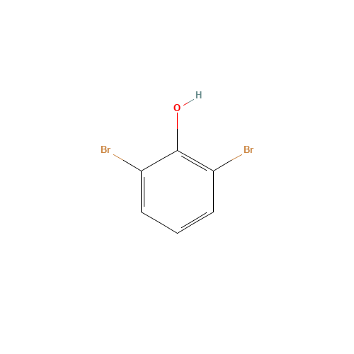 2,6-Dibromophenol (CAS: 608-33-3) - Chemical Structure and Molecular Formula 