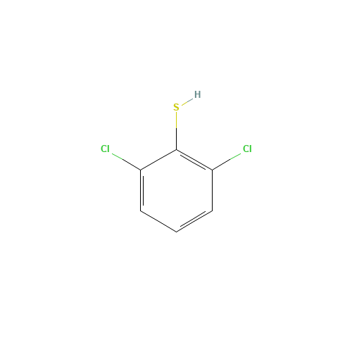 2,6-DICHLOROTHIOPHENOL (CAS: 24966-39-0) - Chemical Structure and Molecular Formula 