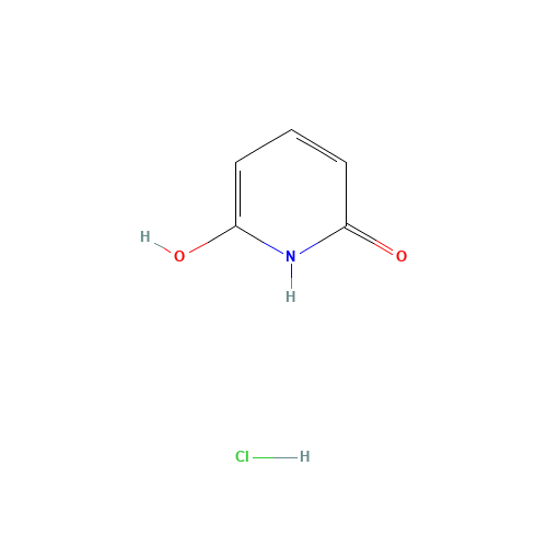 2,6-DIHYDROXYPYRIDINE HYDROCHLORIDE (CAS: 10357-84-3) - Chemical Structure and Molecular Formula 