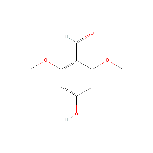 4-Hydroxy-2,6-dimethoxybenzaldehyde (CAS: 22080-96-2) - Chemical Structure and Molecular Formula 
