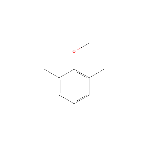 2,6-DIMETHYLANISOLE (CAS: 1004-66-6) - Chemical Structure and Molecular Formula 
