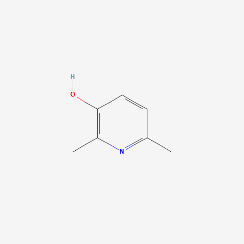 2,6-DIMETHYL-3-HYDROXYPYRIDINE (CAS: 1122-43-6) - Chemical Structure and Molecular Formula 