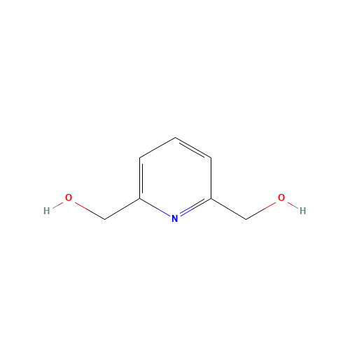 2,6-Pyridinedimethanol (CAS: 1195-59-1) - Chemical Structure and Molecular Formula 