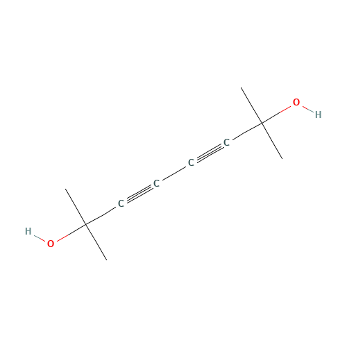 2,7-DIMETHYL-3,5-OCTADIYN-2,7-DIOL (CAS: 5929-72-6) - Chemical Structure and Molecular Formula 