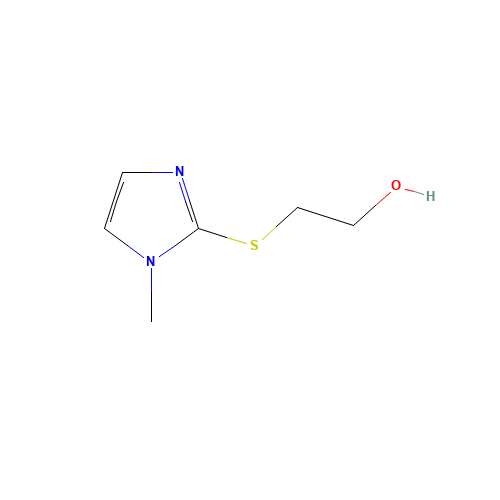 2-[(1-METHYL-1H-IMIDAZOL-2-YL)THIO]ETHAN-1-OL (CAS: 53064-92-9) - Related Chemical Product