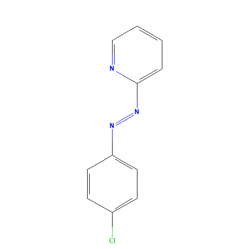 2-((4-Chlorophenyl)azo)pyridine (CAS: 14458-12-9) - Chemical Structure and Molecular Formula 