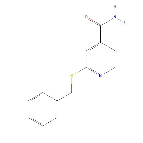 2-[(PHENYLMETHYL)THIO]-PYRIDINE-4-CARBOXAMIDE (CAS: 347146-27-4) - Related Chemical Product