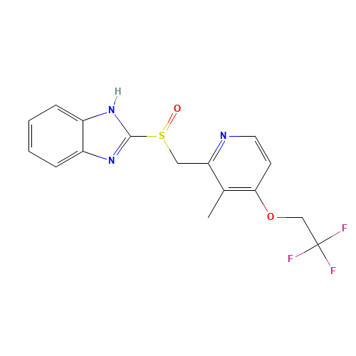 Lansoprazole (CAS: 103577-45-3) - Chemical Structure and Molecular Formula 