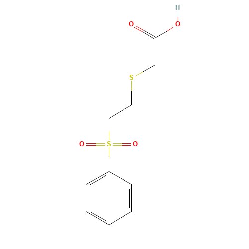 2-([2-(PHENYLSULFONYL)ETHYL]THIO)ACETIC ACID (CAS: 175201-57-7) - Related Chemical Product