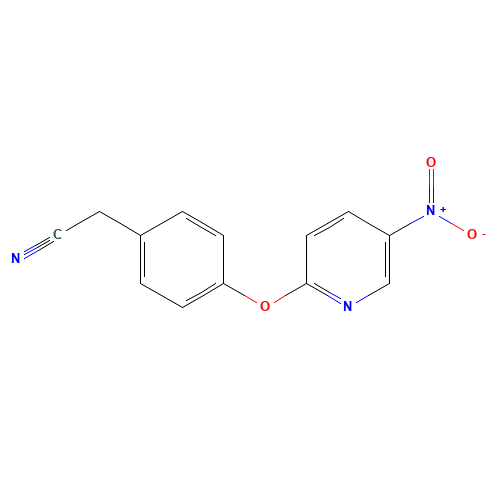 2-[4-[(5-NITRO-2-PYRIDYL)OXY]PHENYL]ACETONITRILE (CAS: 219928-36-6) - Related Chemical Product
