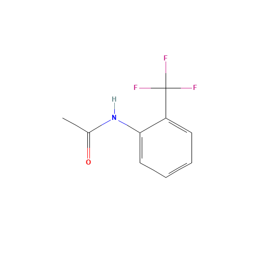 2-(TRIFLUOROMETHYL)ACETANILIDE (CAS: 344-62-7) - Chemical Structure and Molecular Formula 