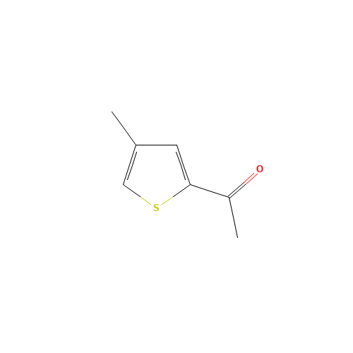 2-ACETYL-4-METHYLTHIOPHENE (CAS: 13679-73-7) - Chemical Structure and Molecular Formula 