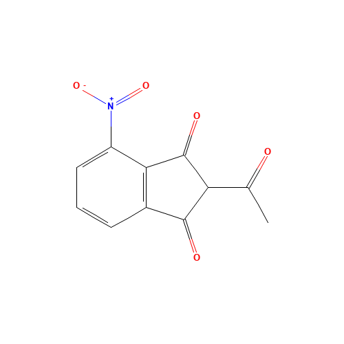 2-ACETYL-4-NITRO-1,3-INDANEDIONE (CAS: 25125-04-6) - Related Chemical Product