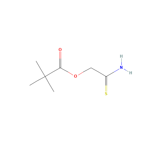 2-AMINO-2-THIOXOETHYL PIVALATE (CAS: 175204-79-2) - Chemical Structure and Molecular Formula 
