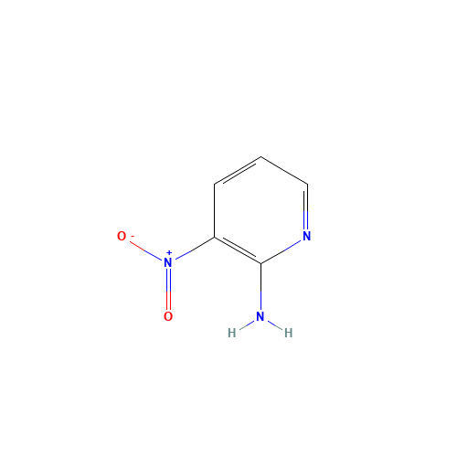 2-Amino-3-nitropyridine (CAS: 4214-75-9) - Chemical Structure and Molecular Formula 