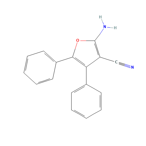 2-AMINO-4,5-DIPHENYL-3-FURONITRILE (CAS: 5503-73-1) - Related Chemical Product