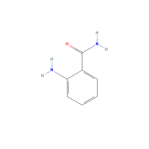 Anthranilamide (CAS: 88-68-6) - Chemical Structure and Molecular Formula 