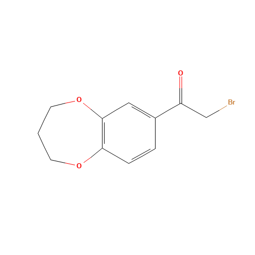2-BROMO-1-(3,4-DIHYDRO-2H-1,5-BENZODIOXEPIN-7-YL)ETHAN-1-ONE (CAS: 35970-34-4) - Related Chemical Product