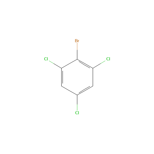 1-BROMO-2,4,6-TRICHLOROBENZENE (CAS: 19393-96-5) - Chemical Structure and Molecular Formula 