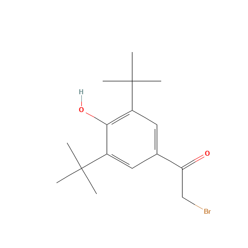 2-BROMO-1-[3,5-DI(TERT-BUTYL)-4-HYDROXYPHENYL]ETHAN-1-ONE (CAS: 14386-64-2) - Related Chemical Product