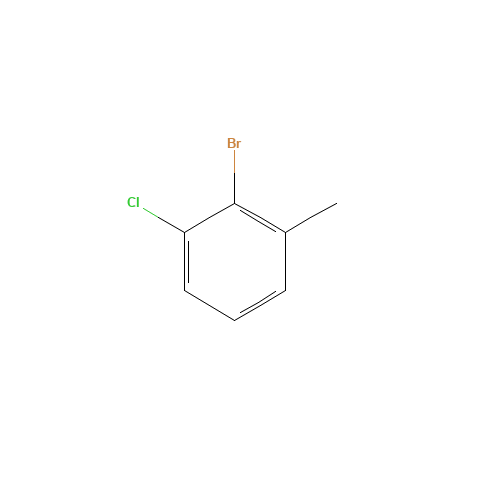2-BROMO-3-CHLOROTOLUENE (CAS: 69190-56-3) - Chemical Structure and Molecular Formula 